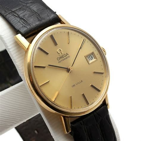 omega watches deville gold|omega watch de ville price.